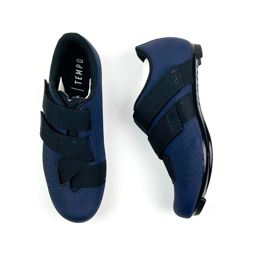 Fizik Road Cycling Shoe Tempo‎ Powerstrap R5 Navy Black Bike 3 bolt EU 37